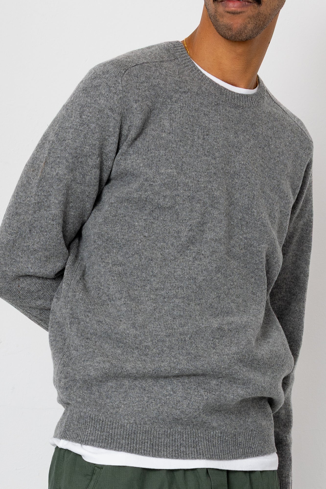 Patrice Crew - Grey Melange