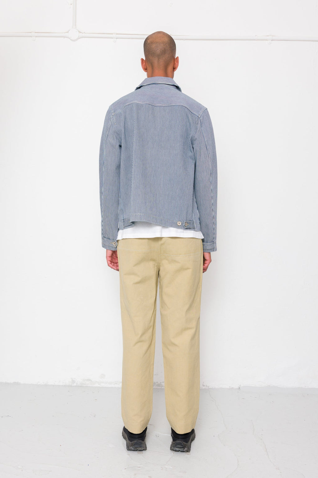 Prism Jacket - Indigo Ticking Stripe