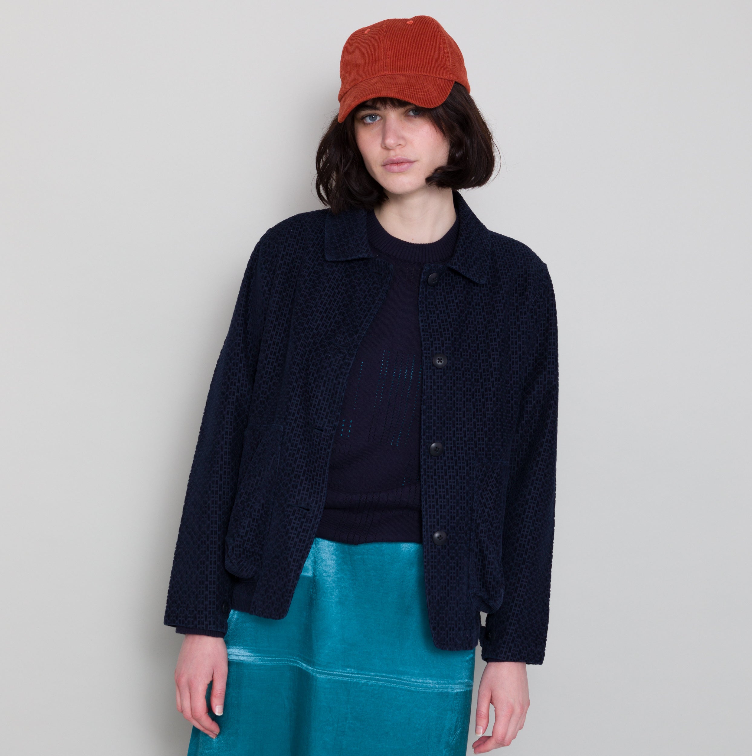 Prism Jacket - Navy Textured Cord
