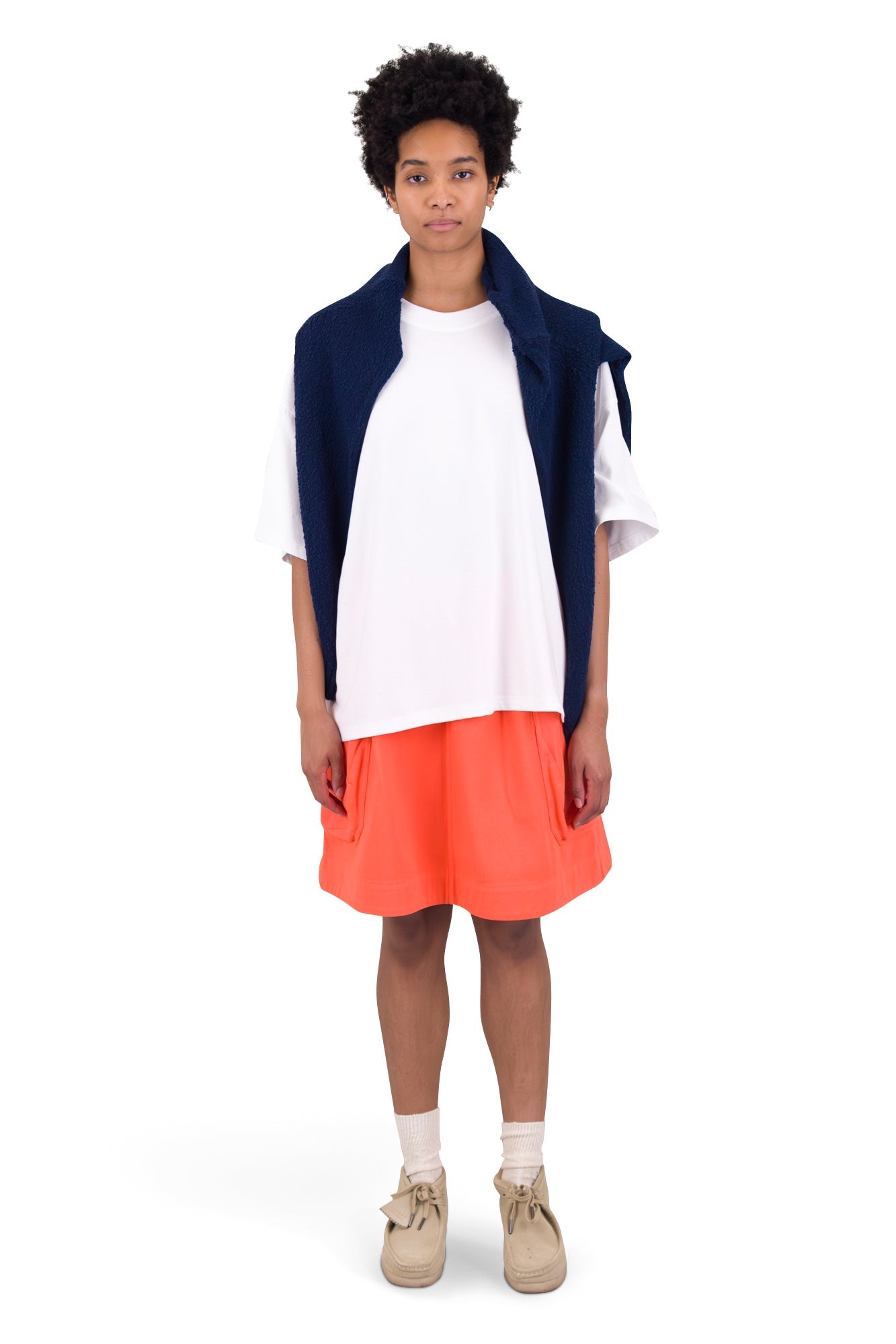 Prism Skirt - Coral Twill