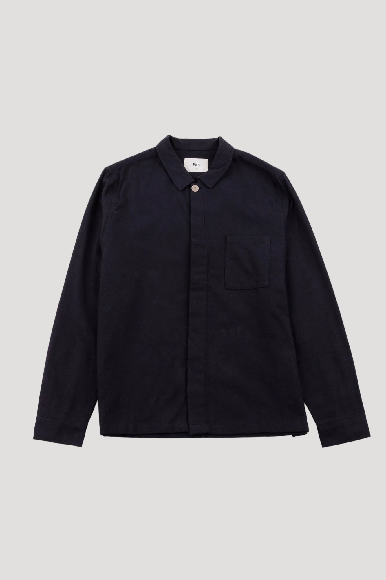 Patch Shirt - Black Flannel