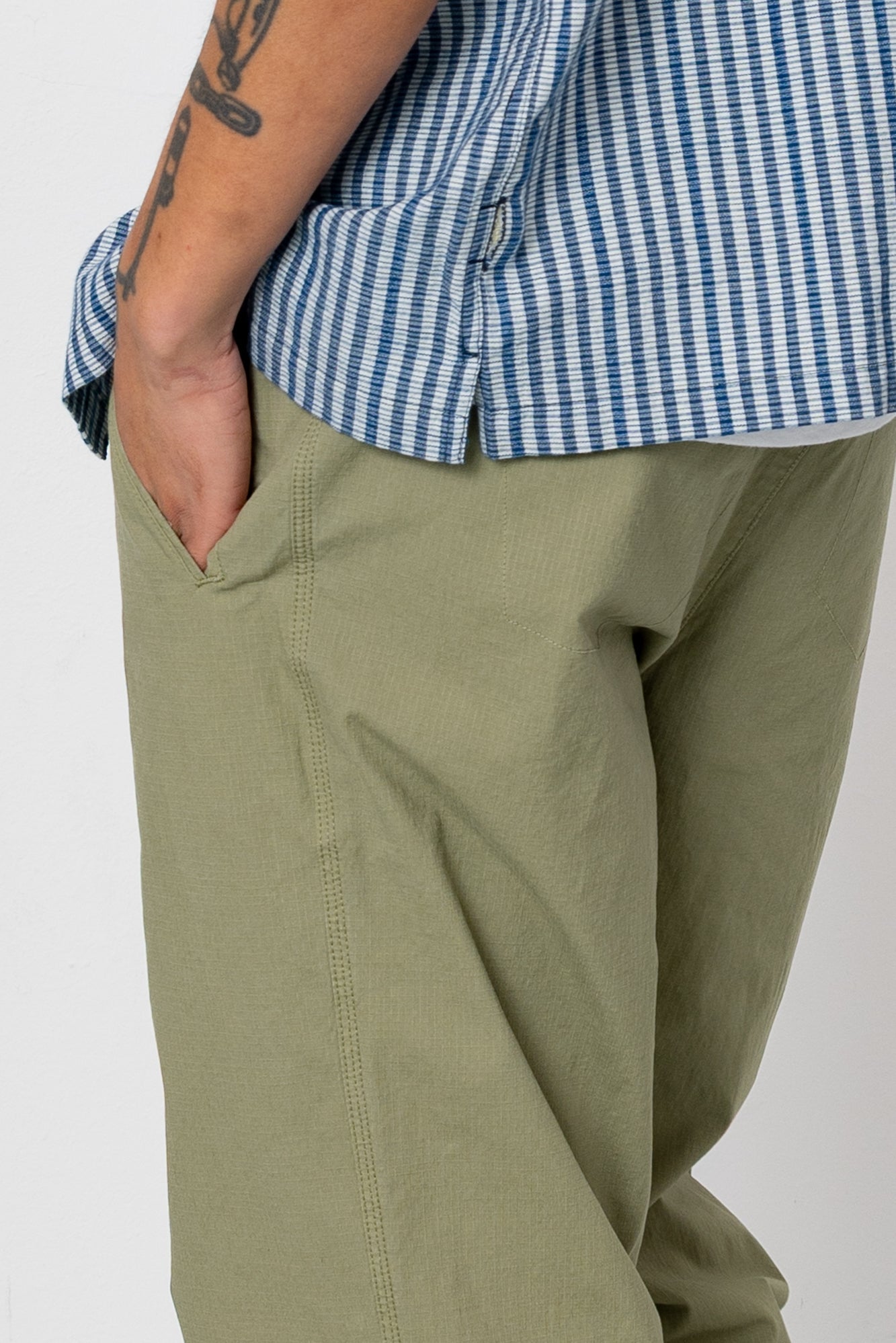 Drawcord Assembly Pant - Light Olive Ripstop
