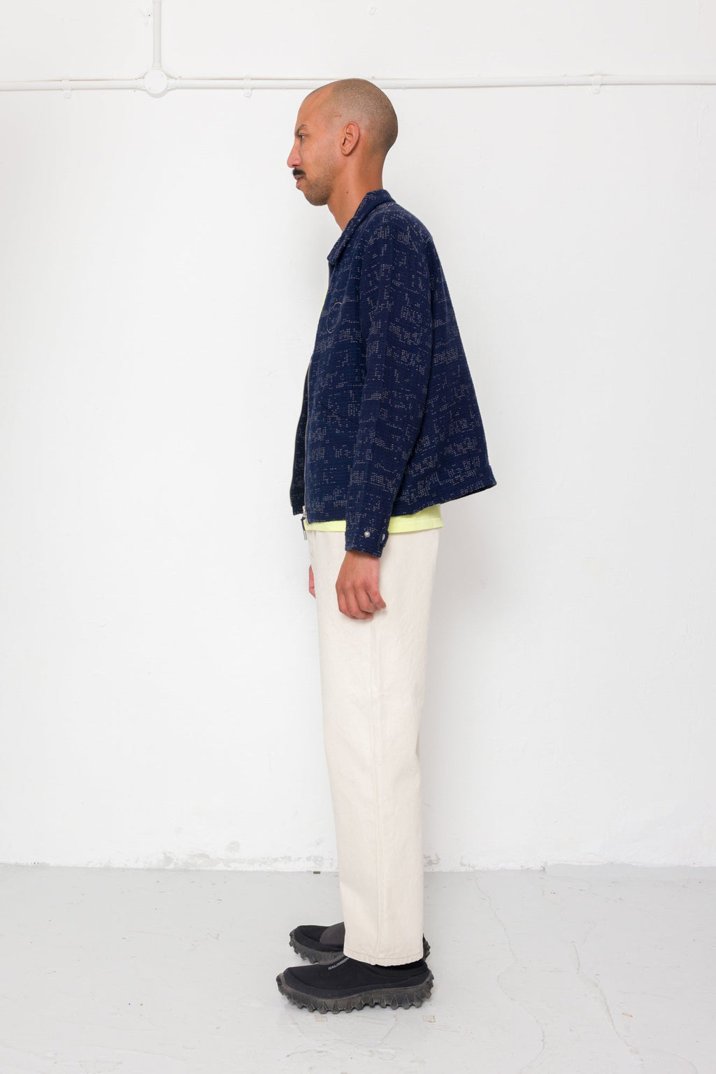 Signal Blouson - Stray Float Stitch Indigo