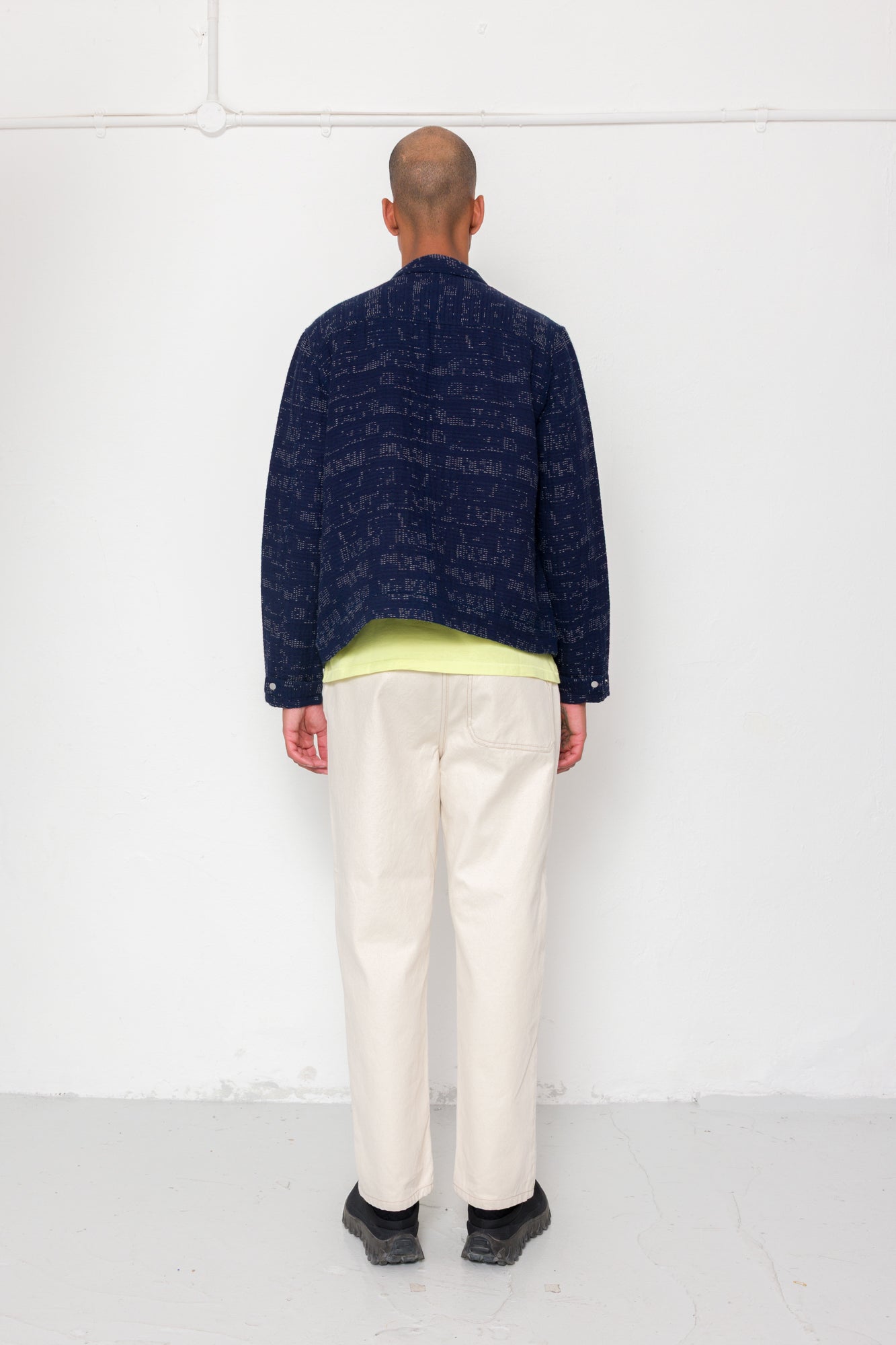 Signal Blouson - Stray Float Stitch Indigo