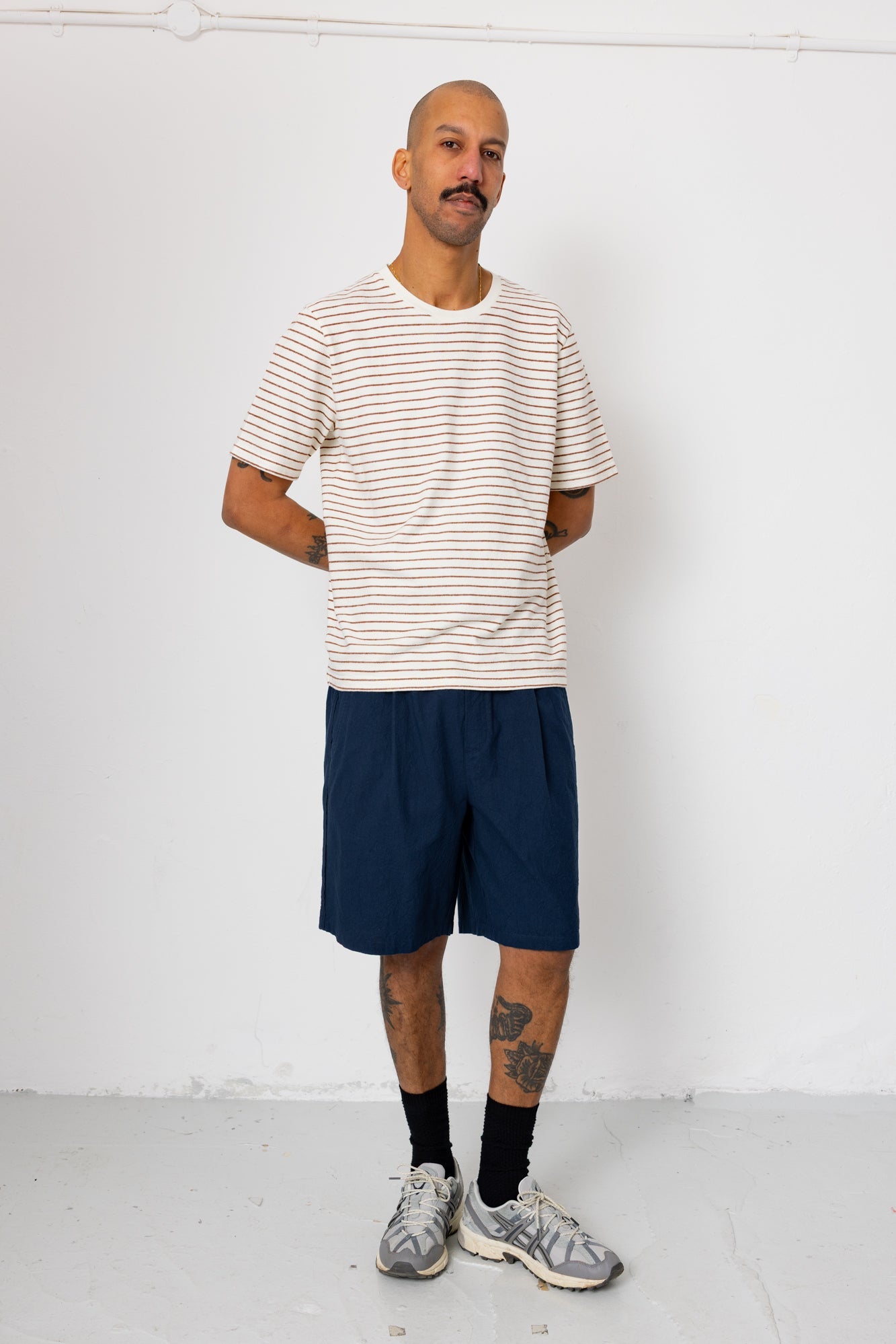 Relaxed Assembly Short - Dark Navy Crinkle