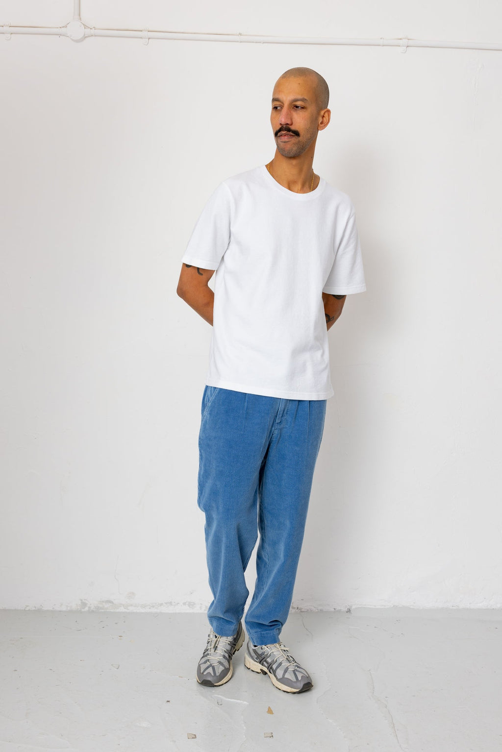 Short Sleeve Textured T-Shirt - White