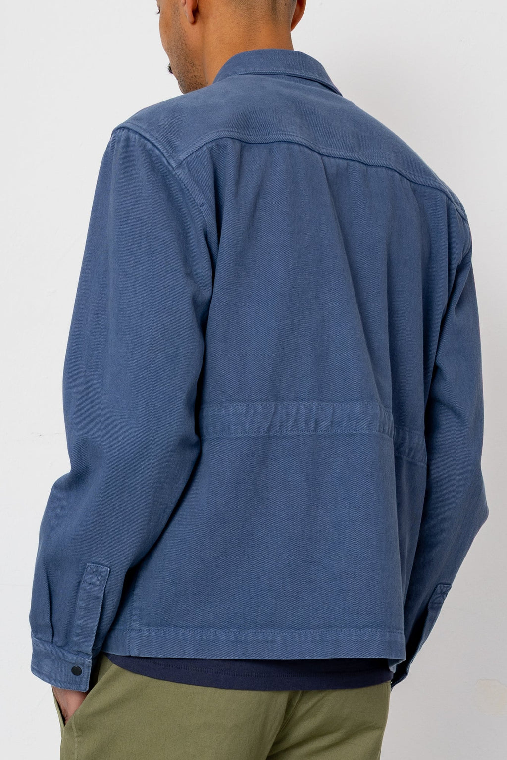 Twill Assembly Jacket - Dusty Blue