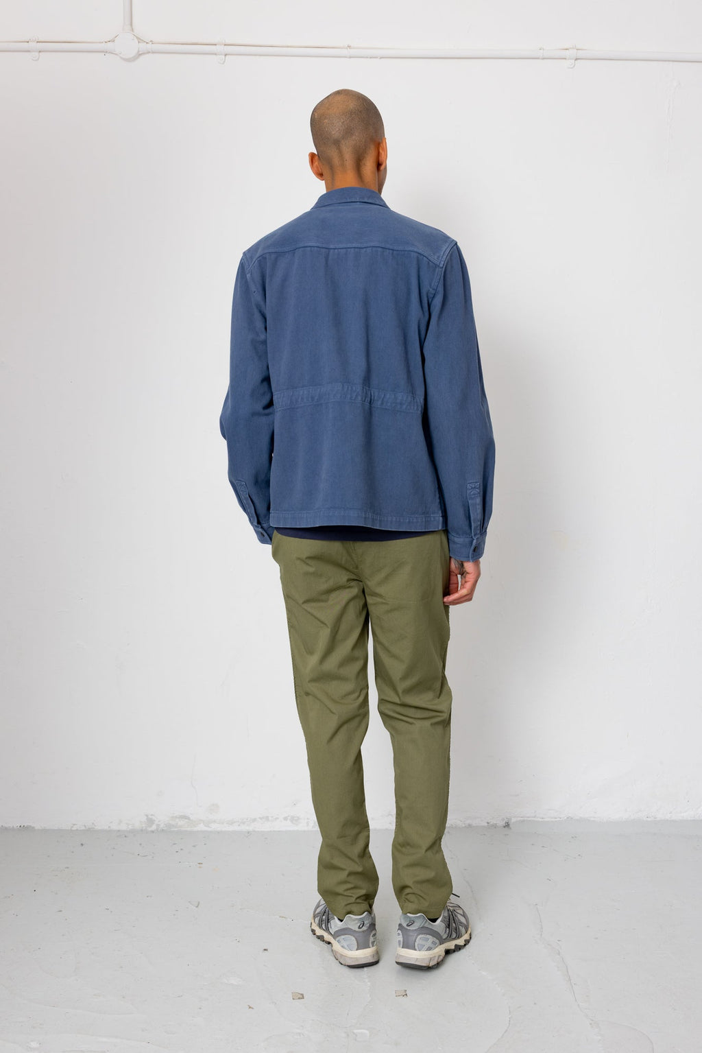 Twill Assembly Jacket - Dusty Blue