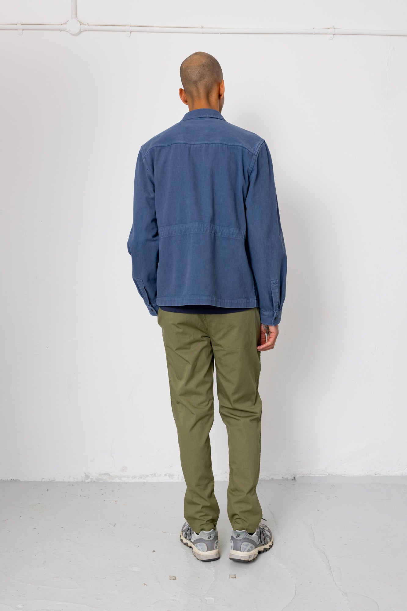 Twill Assembly Jacket - Dusty Blue