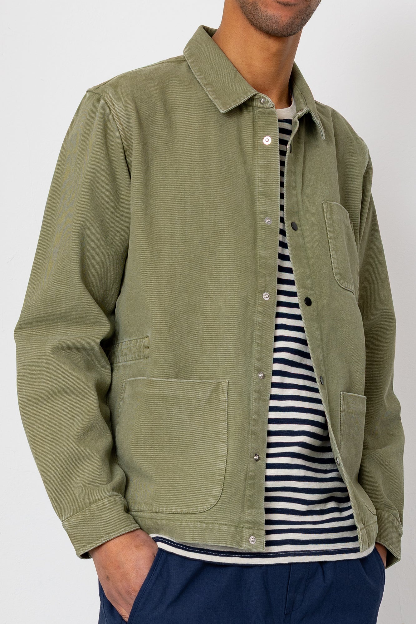Twill Assembly Jacket - Olive