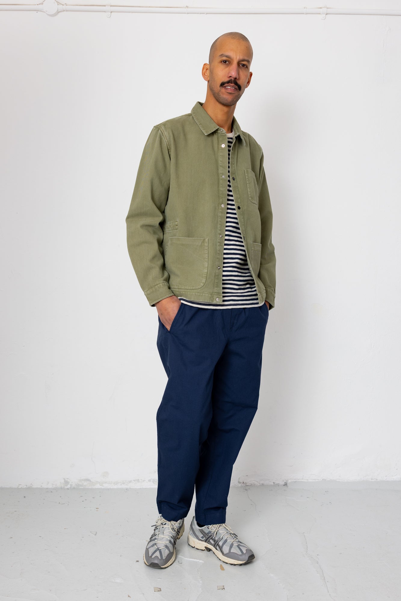 Twill Assembly Jacket - Olive