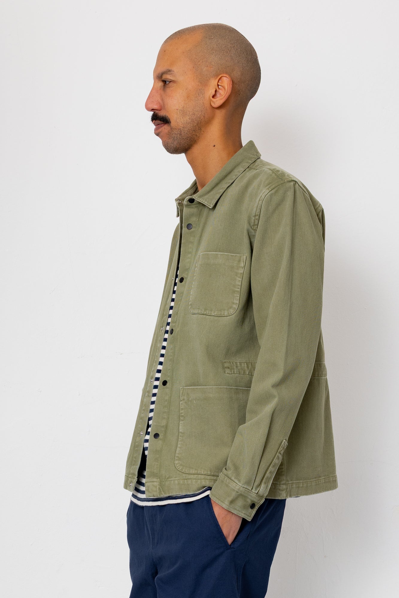 Twill Assembly Jacket - Olive