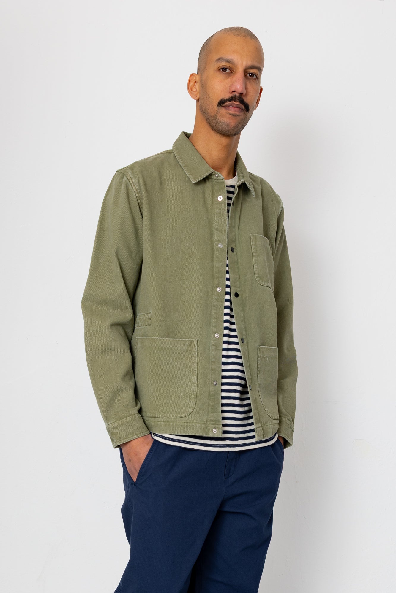 Twill Assembly Jacket - Olive