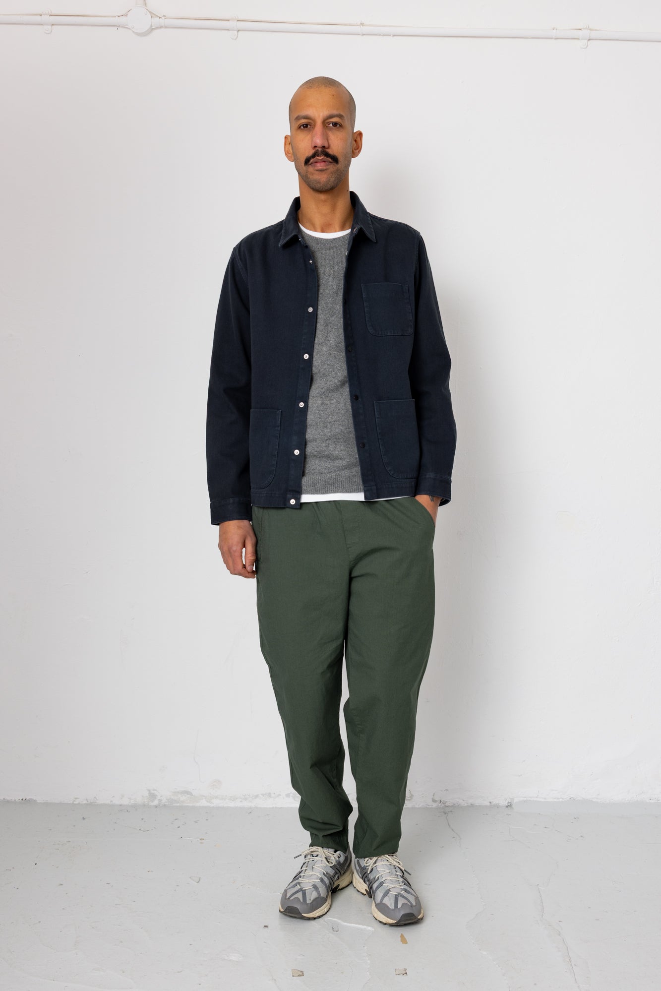 Twill Assembly Jacket - Soft Black
