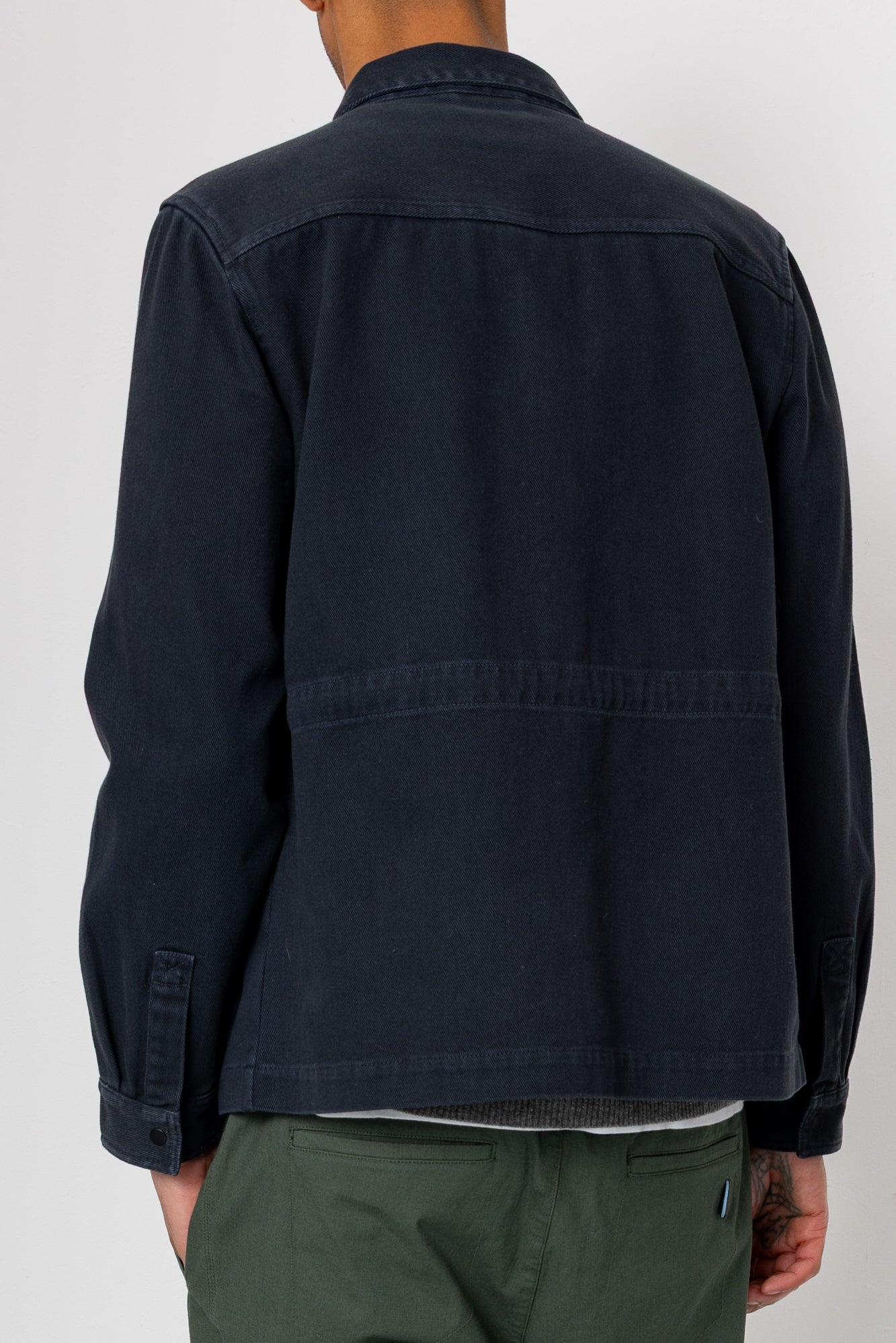 Twill Assembly Jacket - Soft Black