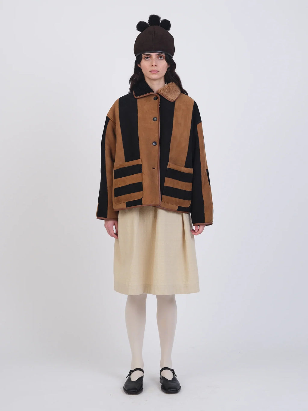 Cawley | Suede Stripe Avis Jacket