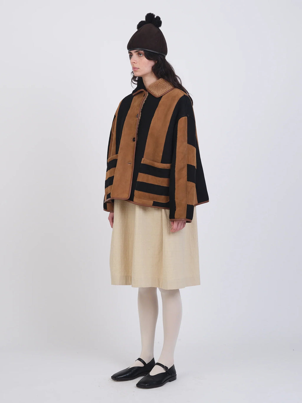 Cawley | Suede Stripe Avis Jacket