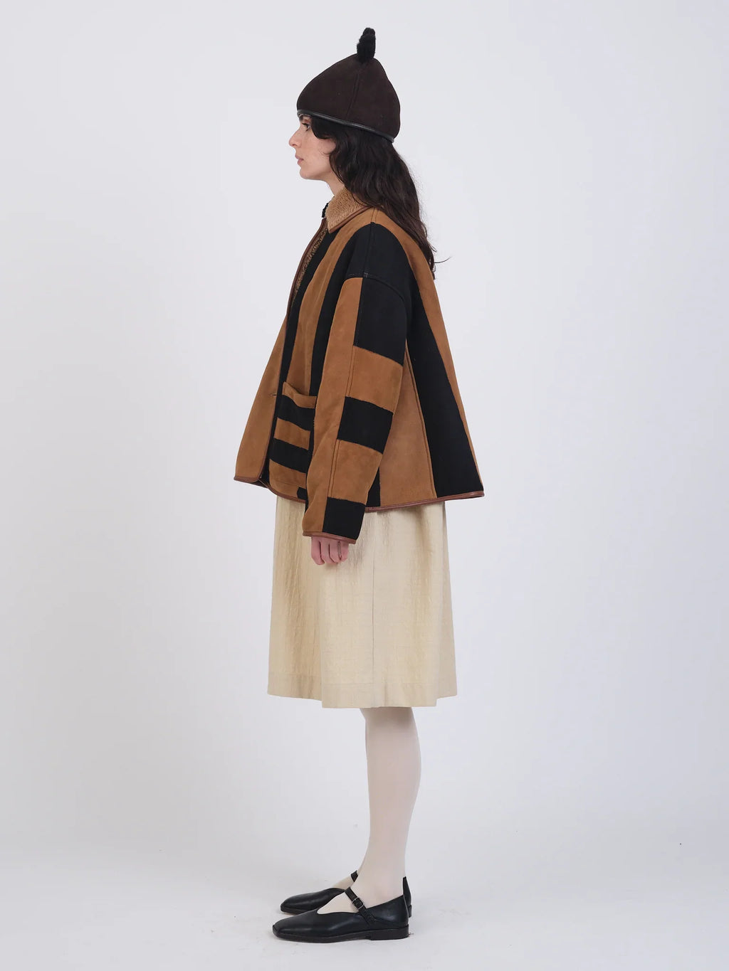 Cawley | Suede Stripe Avis Jacket