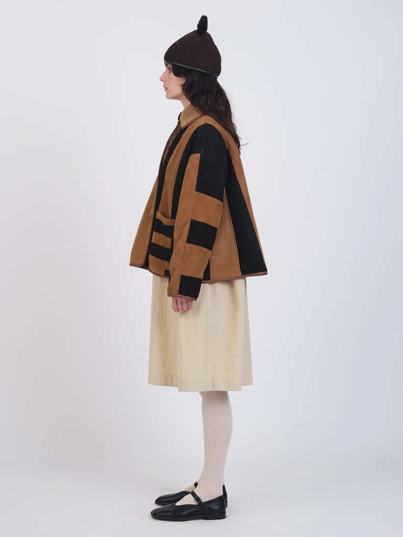 Cawley | Suede Stripe Avis Jacket