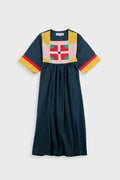 L.F.Markey | Rafe Dress - Forest Patchwork