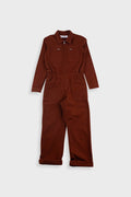 L.F.Markey | Danny Stretch Boilersuit - Dark Rust