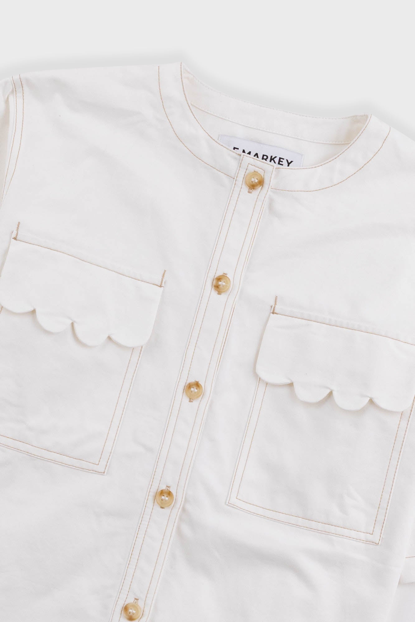 L.F.Markey | Alwyn Top - White