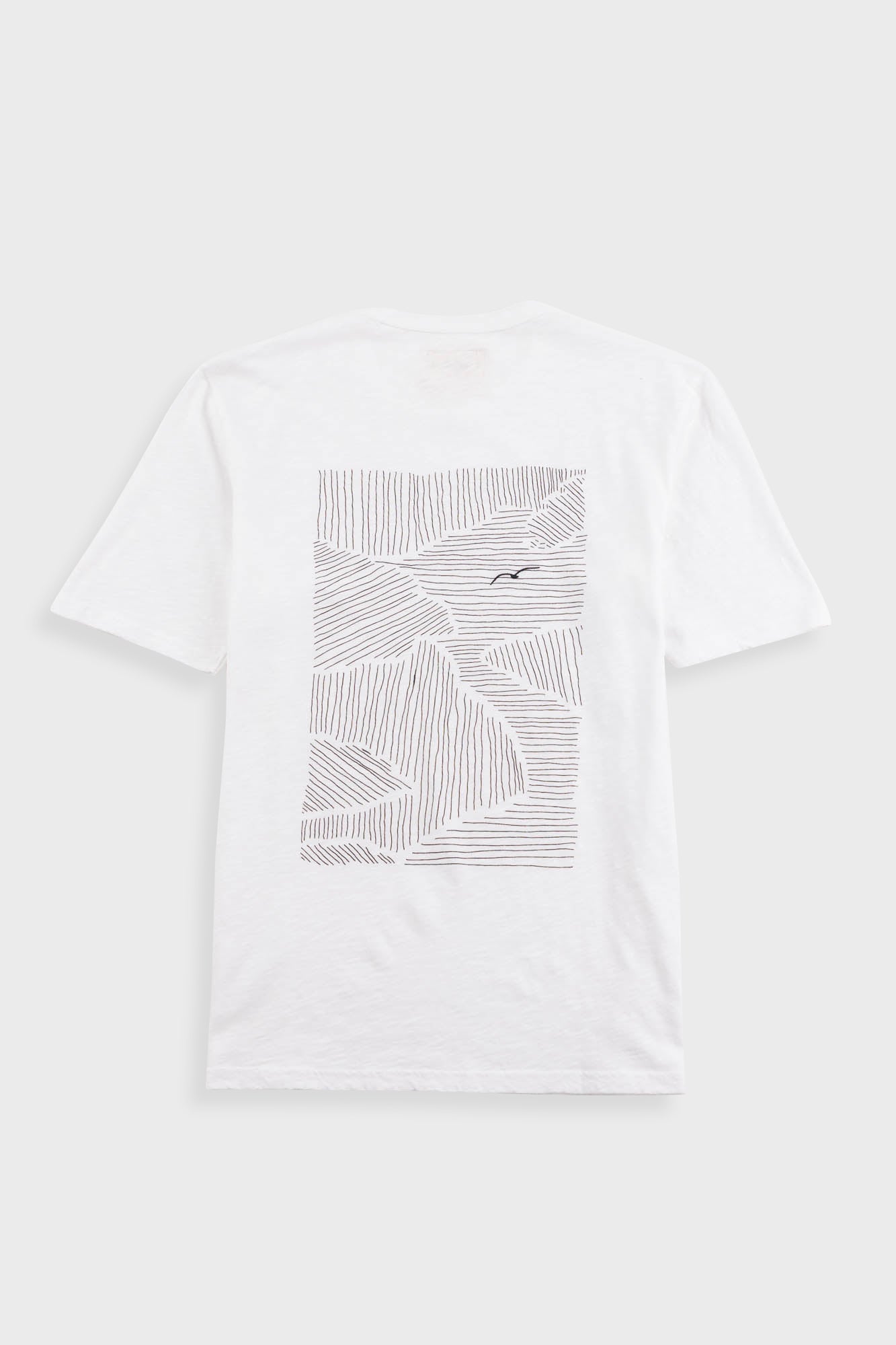 Contrast Sleeve T-Shirt - Seagull Stripe
