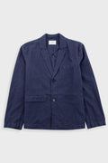 Lunar Blazer - Dark Navy Cotton Linen