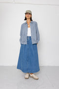 Maxi Skirt - Heavy Bleach Wash