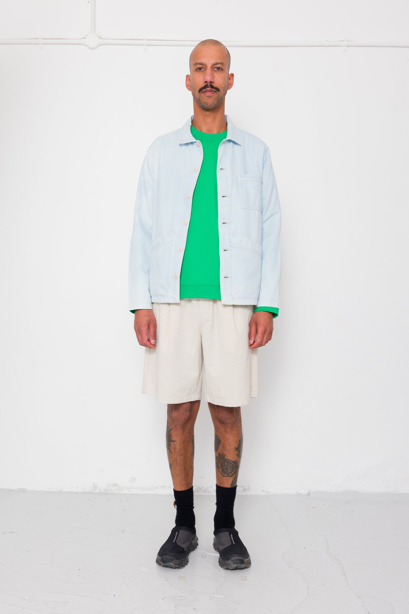 Meyer Shirt Jacket - Light Denim