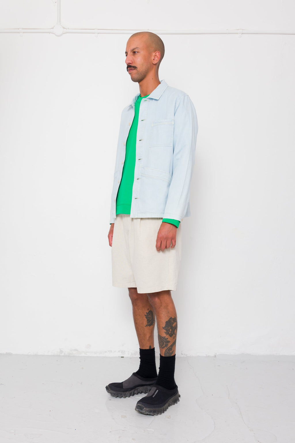 Meyer Shirt Jacket - Light Denim