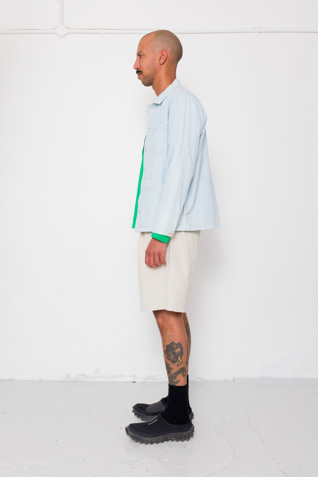 Meyer Shirt Jacket - Light Denim