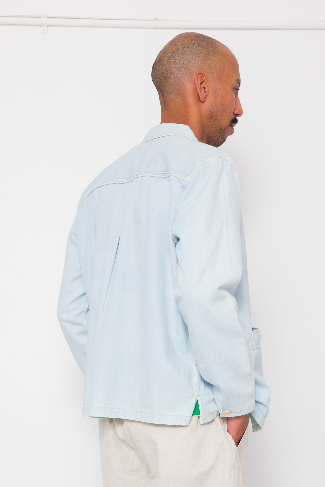 Meyer Shirt Jacket - Light Denim