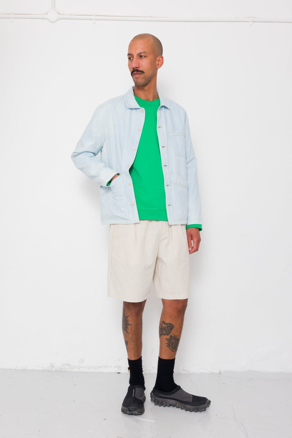 Meyer Shirt Jacket - Light Denim
