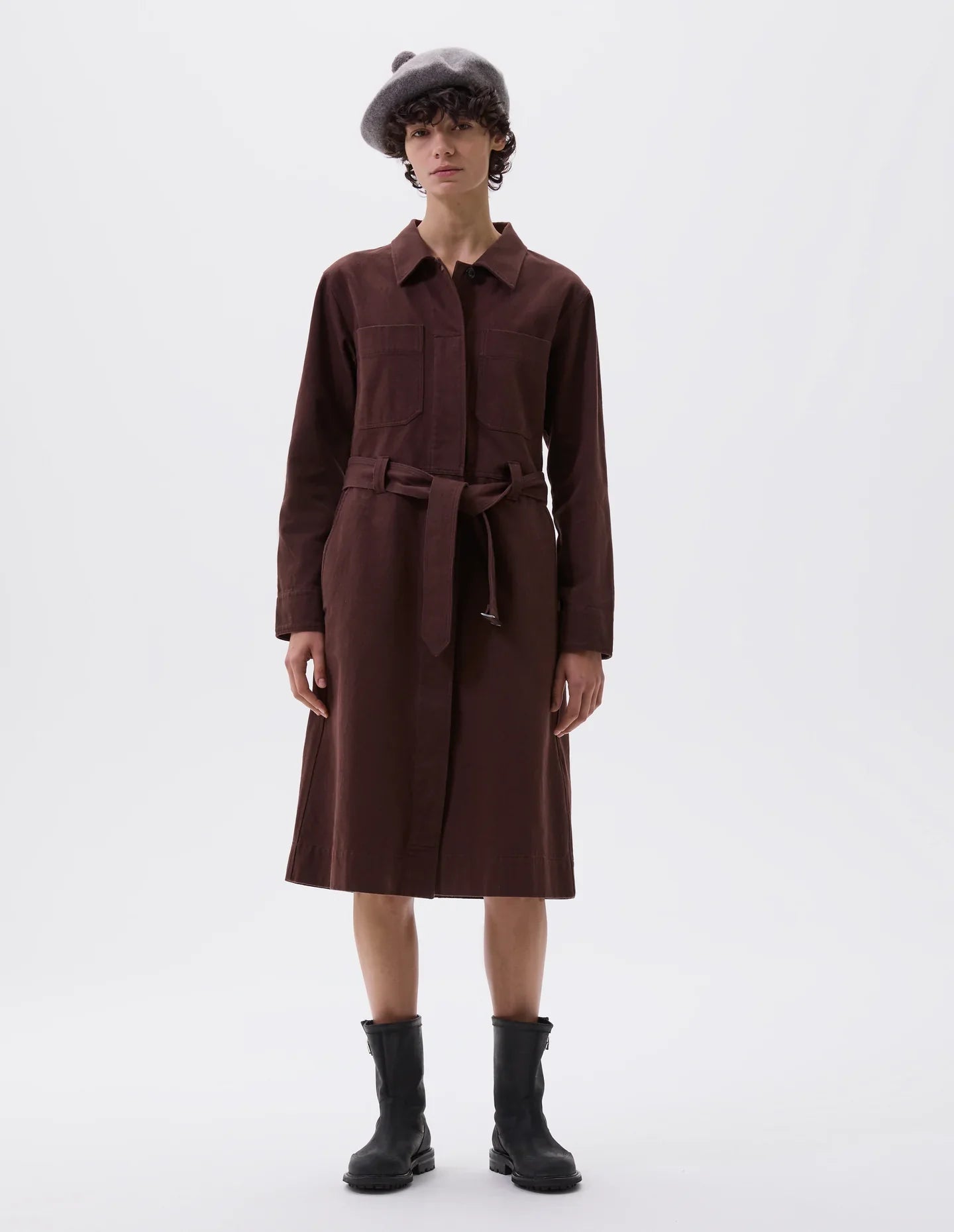 MHL | Overall Dress - Mahogany
