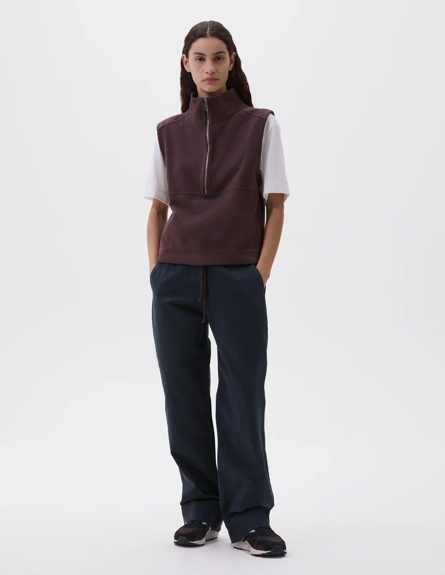 MHL | Slant Pocket Trousers - Petrol