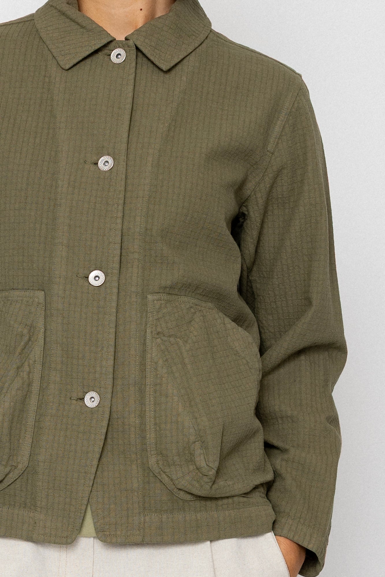 Women's Prism Jacket - Light Olive Chunky Ripstop