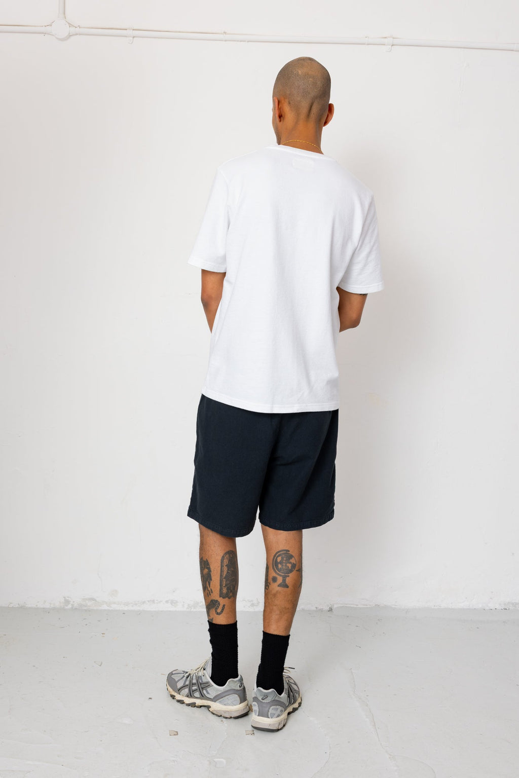 Relaxed Assembly Short - Black Cotton Linen