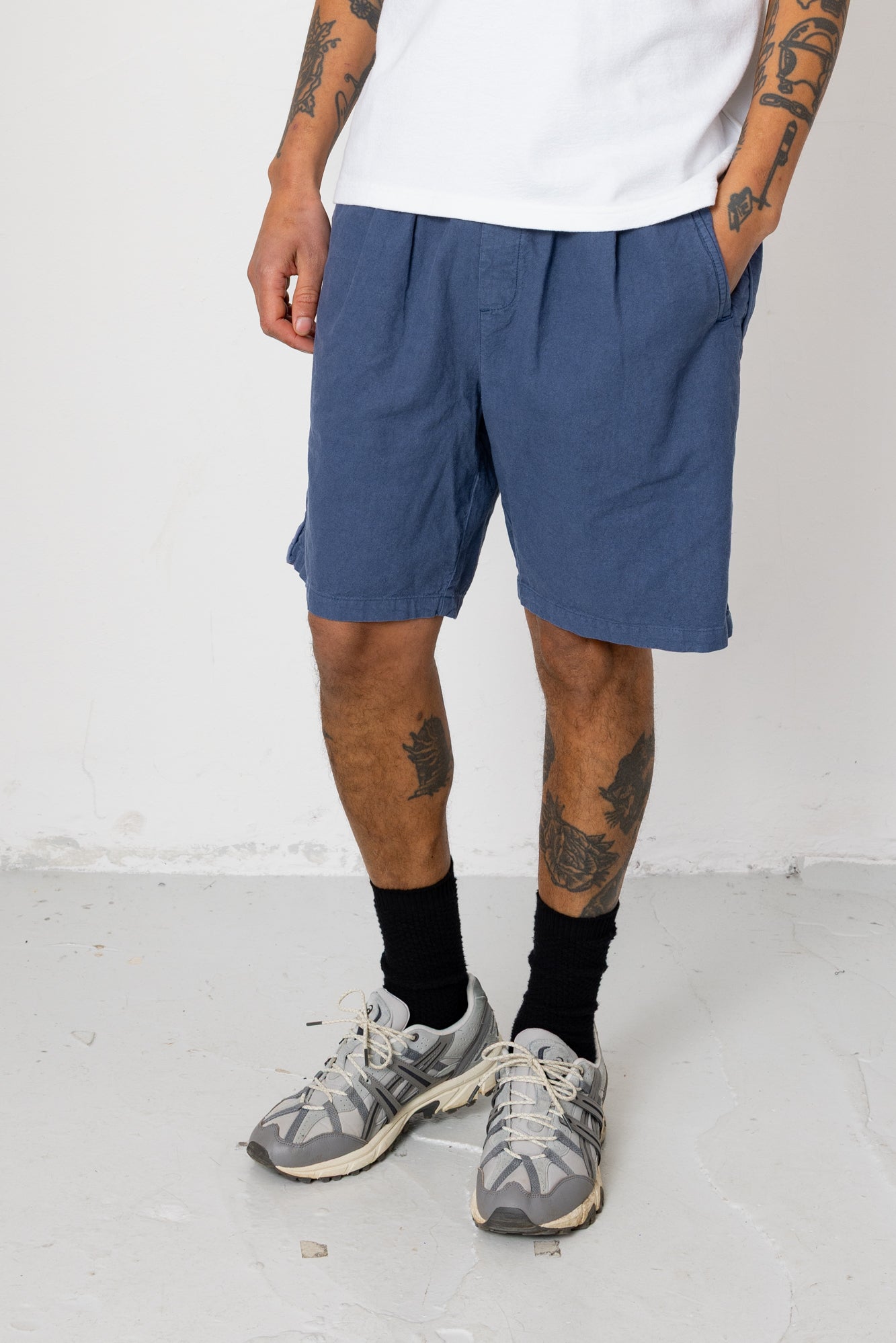 Relaxed Assembly Short - Woad