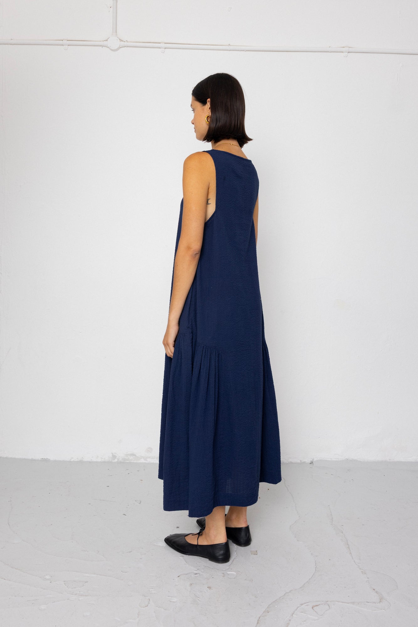 Sarah Dress - Deep Navy