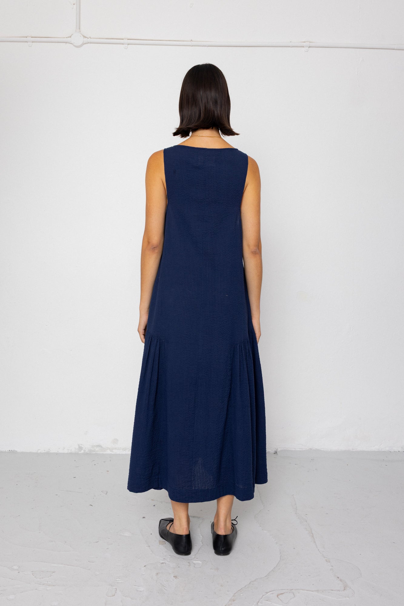 Sarah Dress - Deep Navy