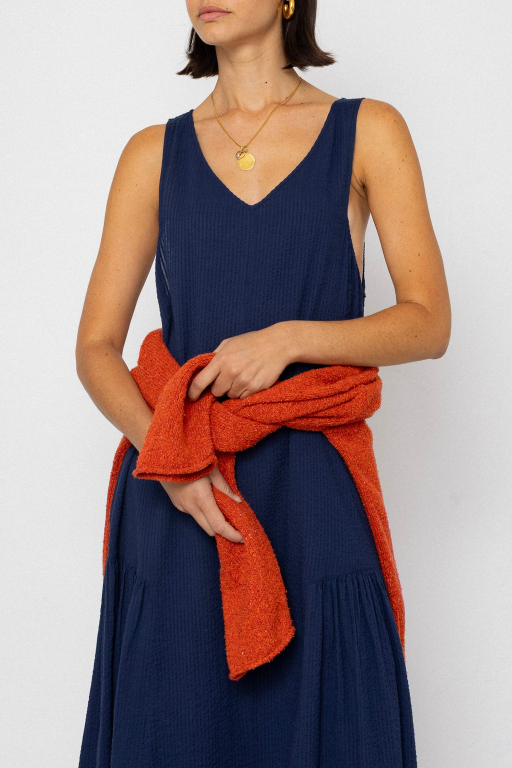 Sarah Dress - Deep Navy