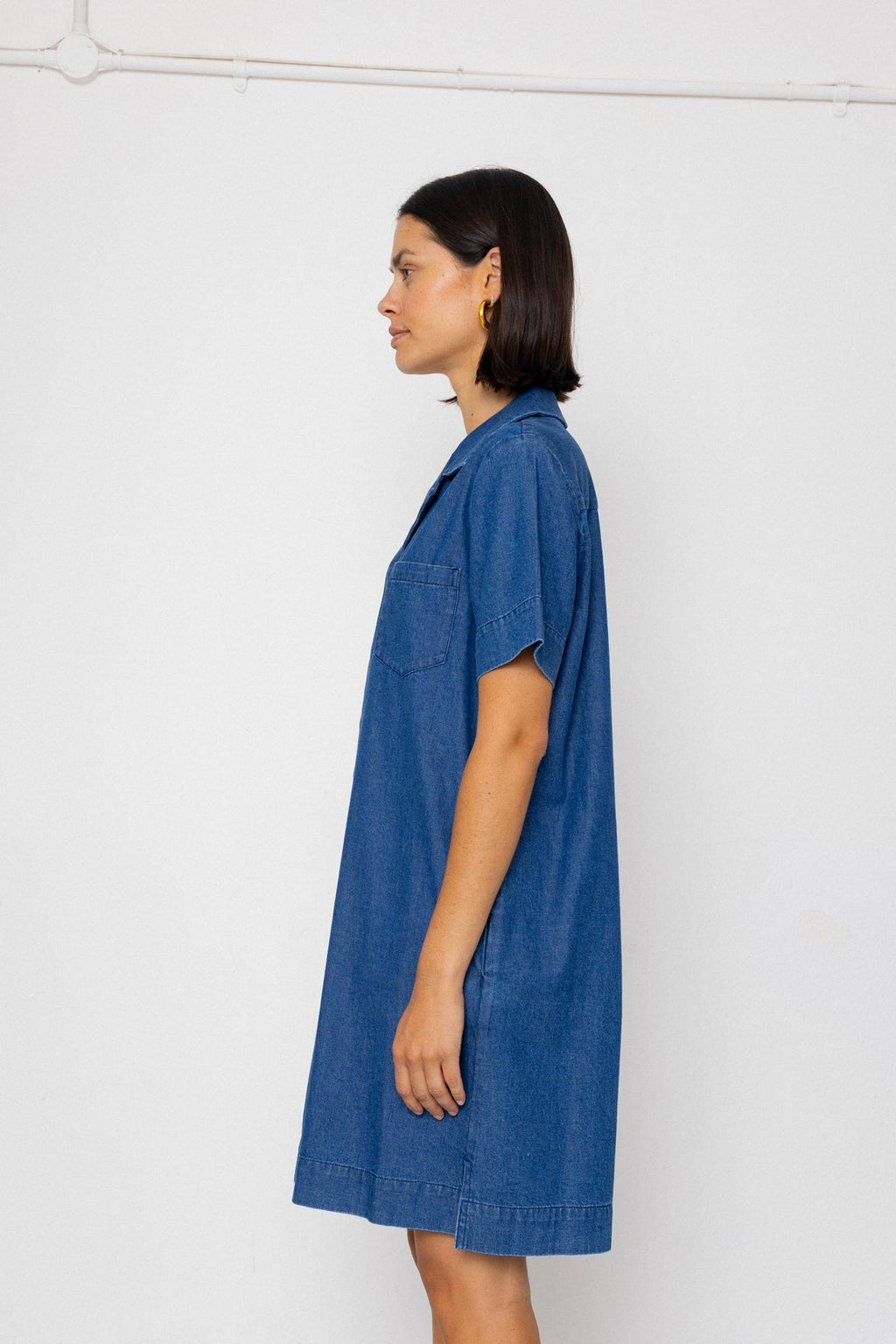 Shirt Dress - Indigo Denim