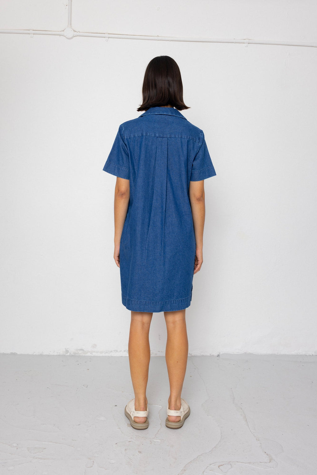 Shirt Dress - Indigo Denim