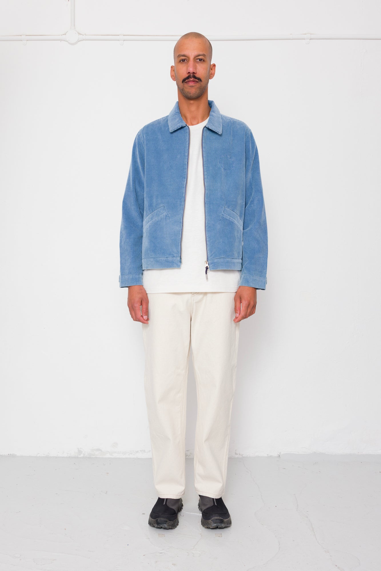 Signal Blouson - Soft Blue Cord