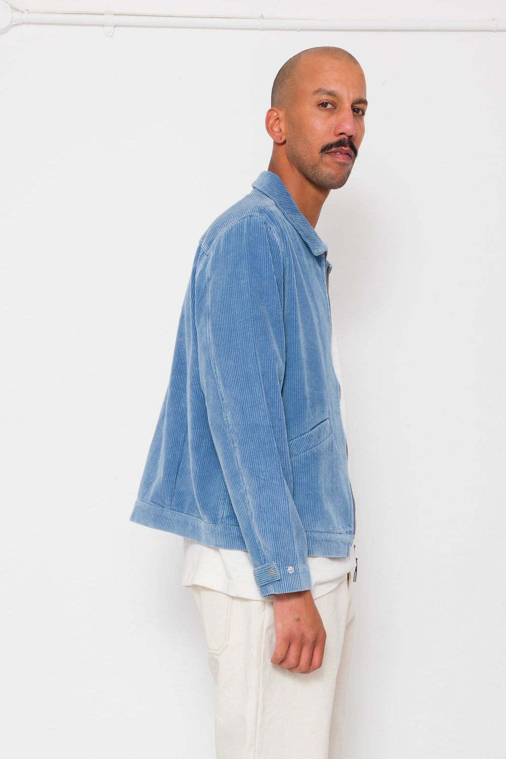 Signal Blouson - Soft Blue Cord