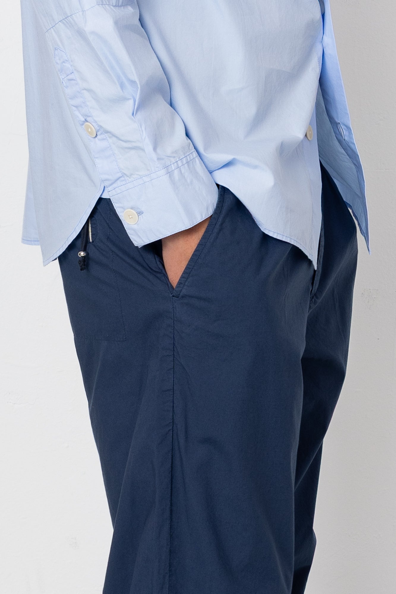 Signal Pant - Soft Navy Tech Poplin