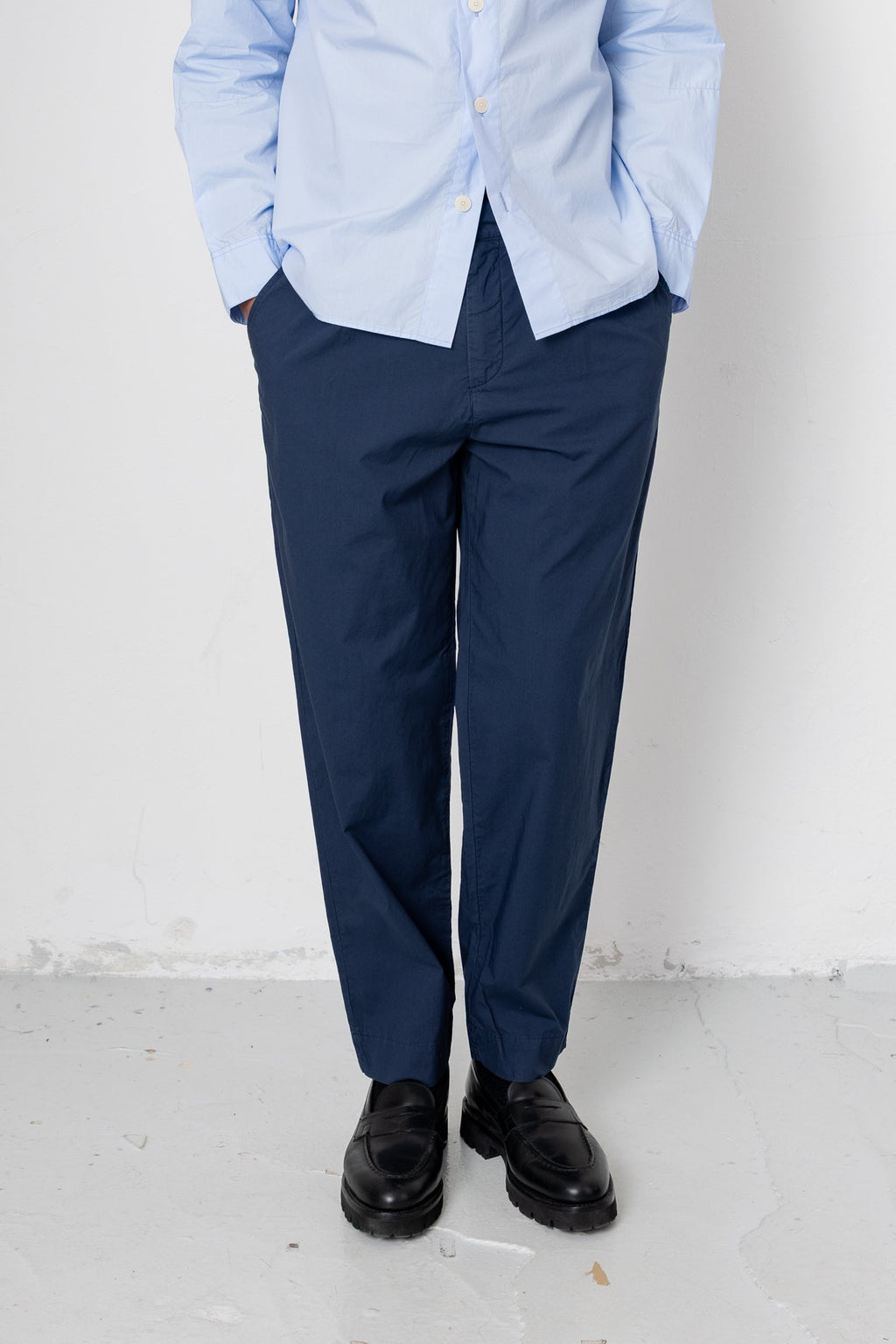 Signal Pant - Soft Navy Tech Poplin