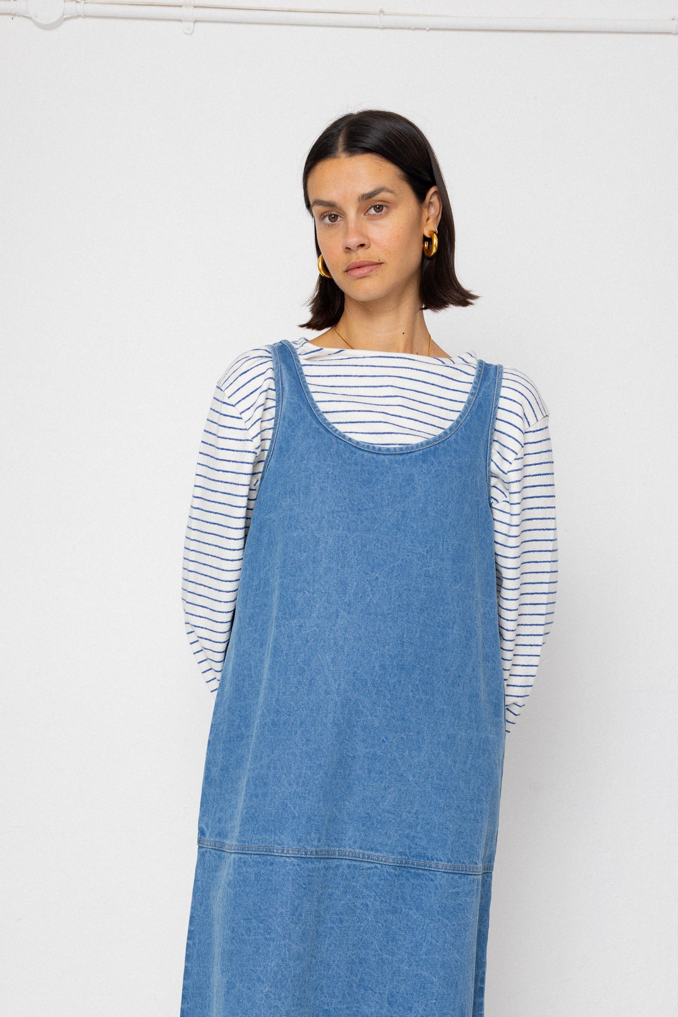 Slip Dress - Heavy Bleach Wash