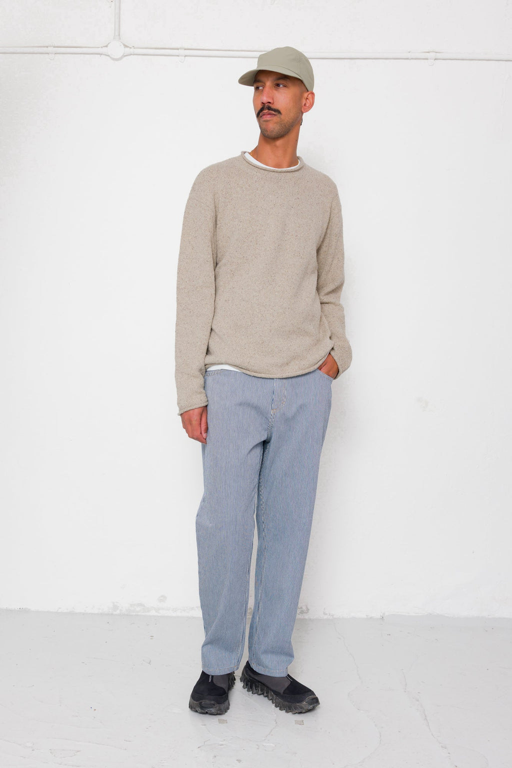 Slouch Crew - Natural Circle